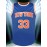 Men's #33 New York Basketball Jersey - Blue & Orange,, Lightweight Polyester, Round Neck Sleeveless Sports Shirt for Training, Competition & Casual Wear