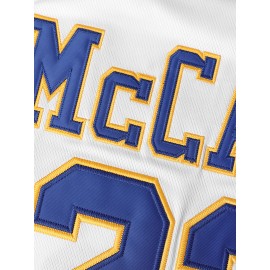 Men's #22 Embroidered Polyester Basketball Jersey, V-Neck Sleeveless Sports Shirt with Retro Bold Lettering & Number Design, Breathable Knit Fabric for Team Sports, Training, Casual Wear - Sizes S-3XL, Sports Jersey | Sporty Look | Breathable Polyester