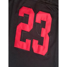 Men'S American Football Shirt # 23 Black Embroidered Polyester Knitted Football Shirt Suitable For Daily Wear S-XXXL