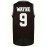 Wayne #9 Hillman College Black Basketball Jersey - Sleeveless Sports Shirt for Men, Moisture-Wicking & Breathable Polyester, Perfect for Casual, Party, and Athletic Wear, Athletic Apparel | Sleeveless Top | Detailing