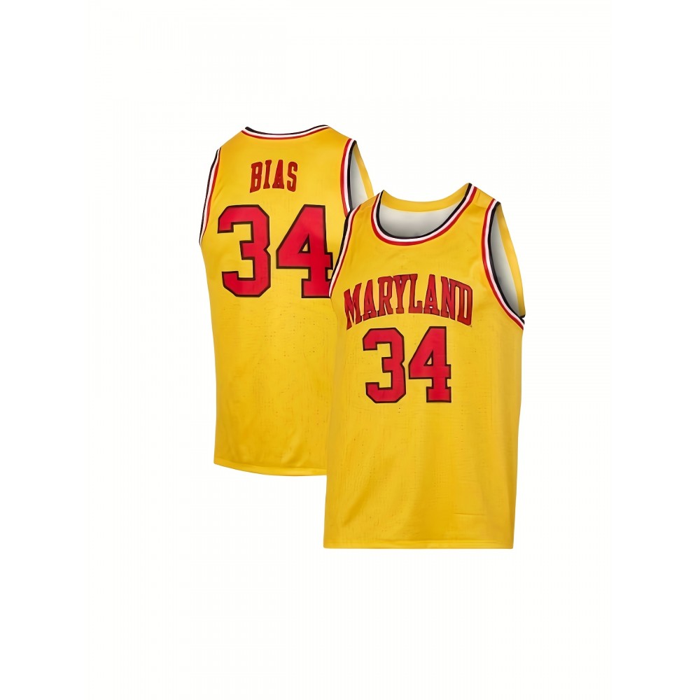 Men'S #34 Vintage Basketball Player Jersey