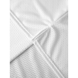 Men's American Football Jersey | V-Neck Polyester Top | Purple Number 18 | Multi-Size S-XXXL | Machine Washable & Dry Clean Safe | Ideal for Sports, Casual & Outdoor Activities | Breathable & Comfortable | Perfect for Training, Running, Hiking & Parties