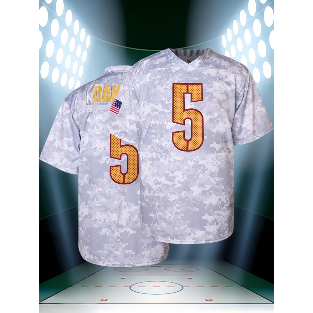 Men'S American Football Sweatshirt # 5 Camouflage Football Sweatshirt