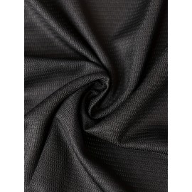 Men's #8 Black Baseball Jersey - Breathable Polyester V-Neck Loose Fit with Embroidered Number 8 & Golden Accents, Machine Washable for Team Sports, Training, Casual Outings (Sizes S-3XL)